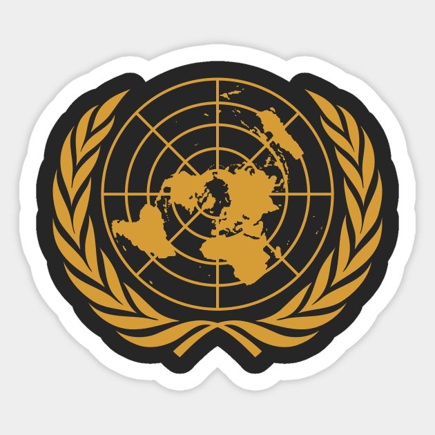 Emblem of the United Nations Sticker by Flags of the World